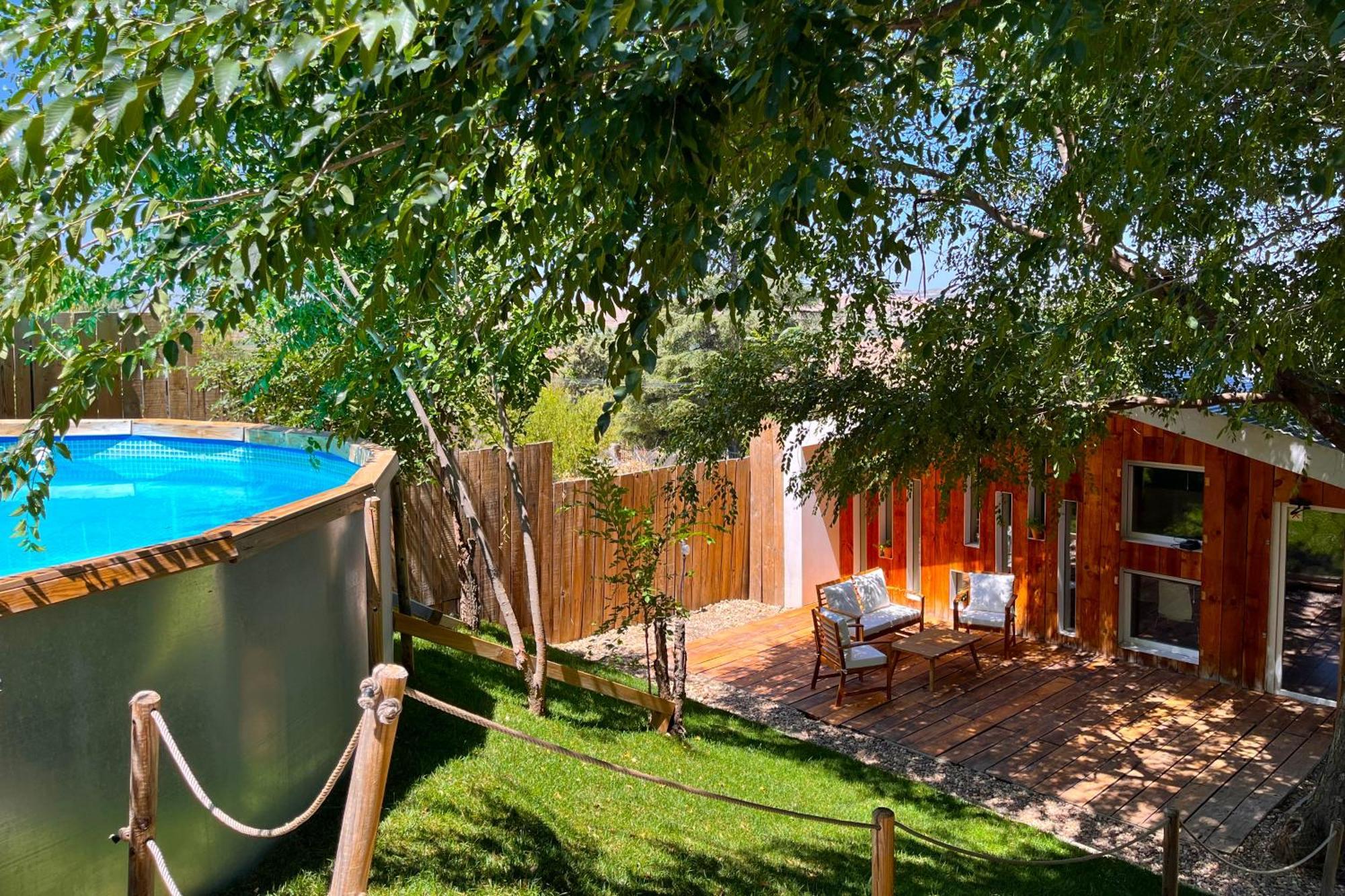 Fee4Me Cabin With Pool And Garden San Martín de la Vega Eksteriør billede